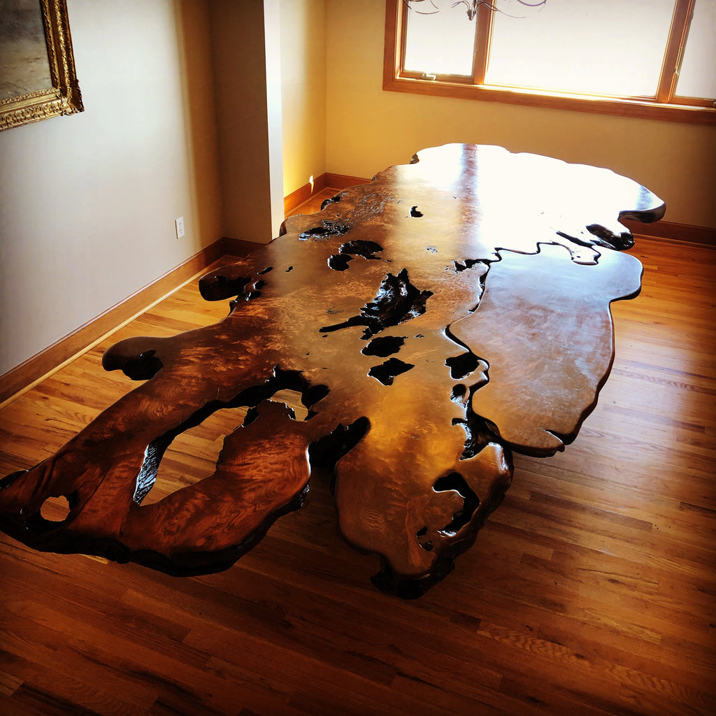 Live Edge, Burl Wood Dining / Conference Tables For Sale, Buy Online