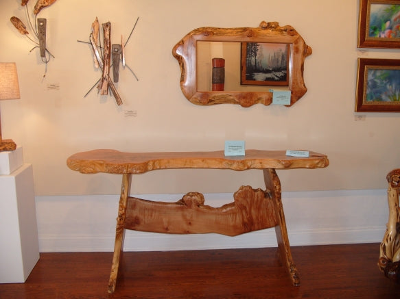 The art of Metal and Wood. Exhibit at Haywood Art Council Gallery