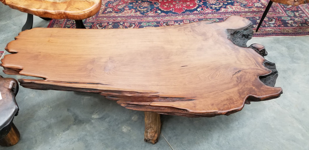 Redwood coffee table