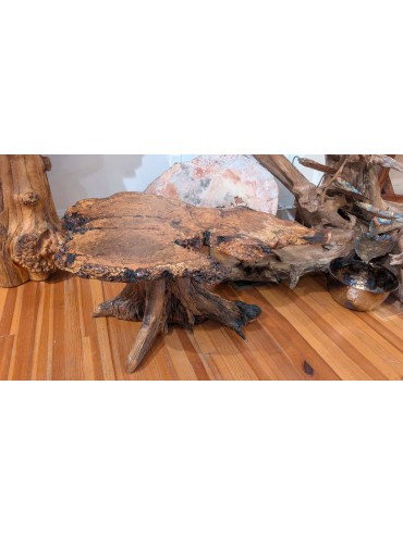 Oak Burl Coffee Table