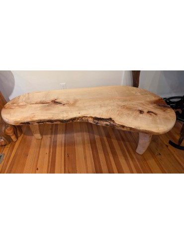 Maple Coffee Table Live Edge