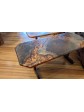 Claro walnut burl with copper epoxy