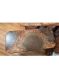 Claro walnut burl with copper epoxy