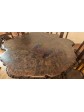 5 feet + diameter Walnut burl Table