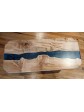 coffee table maple blue epoxy