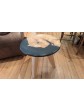 Maple and onyx epoxy side table