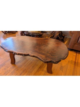 Claro Walnut Burl Coffee Table