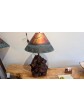 Manzanita burl lamp