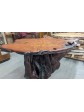 Redwood burl high top table/ bar