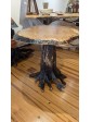 Oak Burl Bar height table